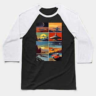 Soviet space age collage Baseball T-Shirt